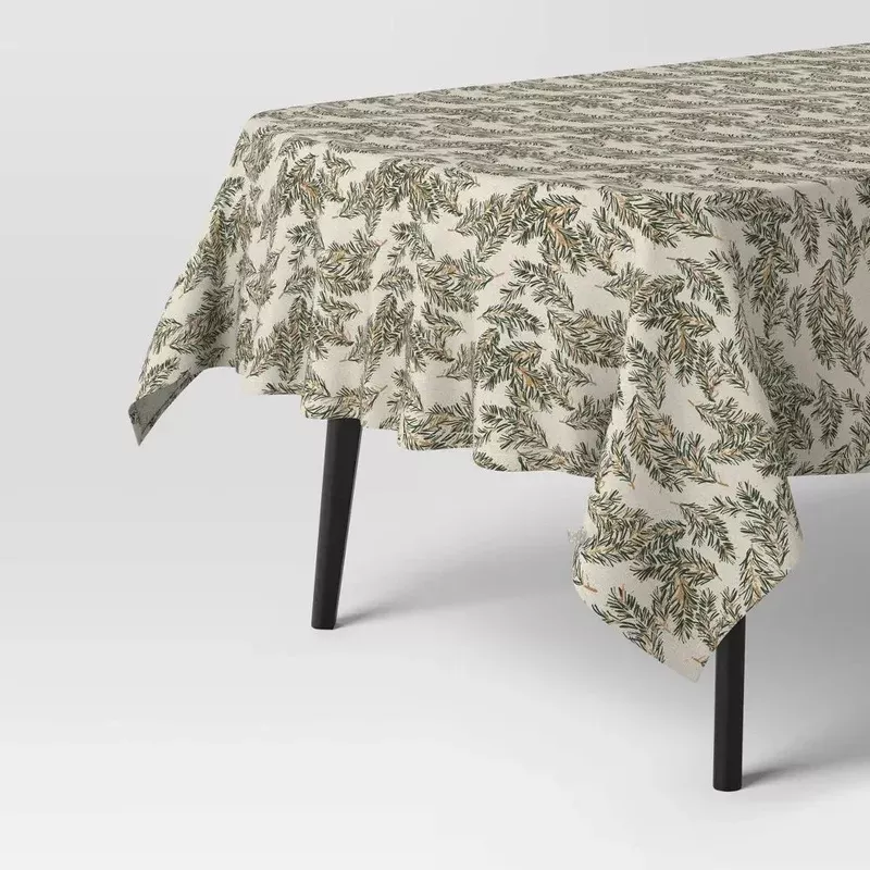 84-x60-branches-tablecloth-traditional-botanical-leaf-pattern 84″x60″ Branches Tablecloth – Traditional Botanical Leaf Pattern