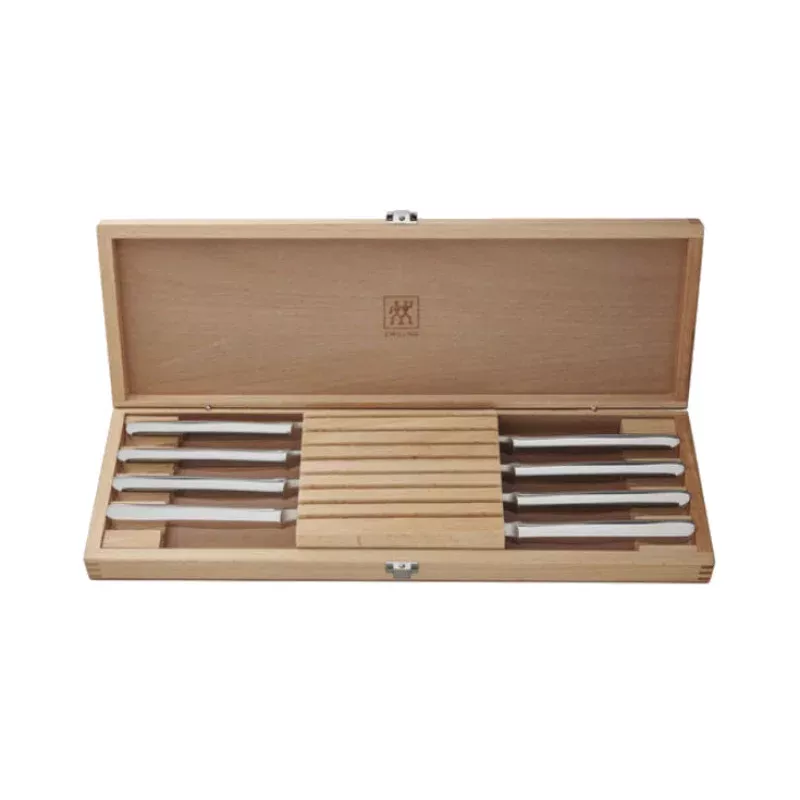 8pc Serrated Steak Set w/Case SS