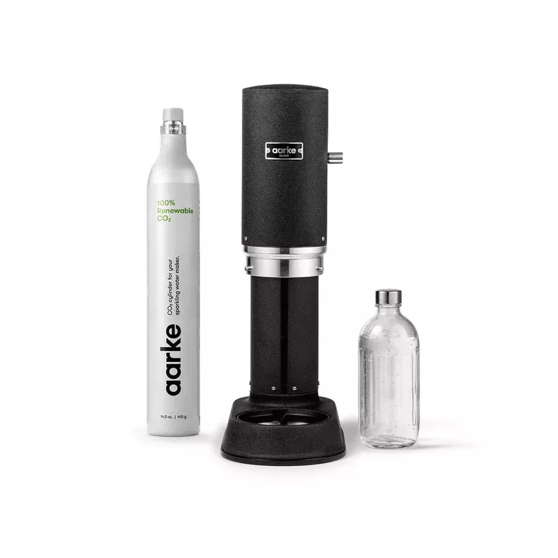 aarke-carbonator-pro-matte-black-w-co2-cylinder AARKE CARBONATOR PRO MATTE BLACK W/ CO2 CYLINDER