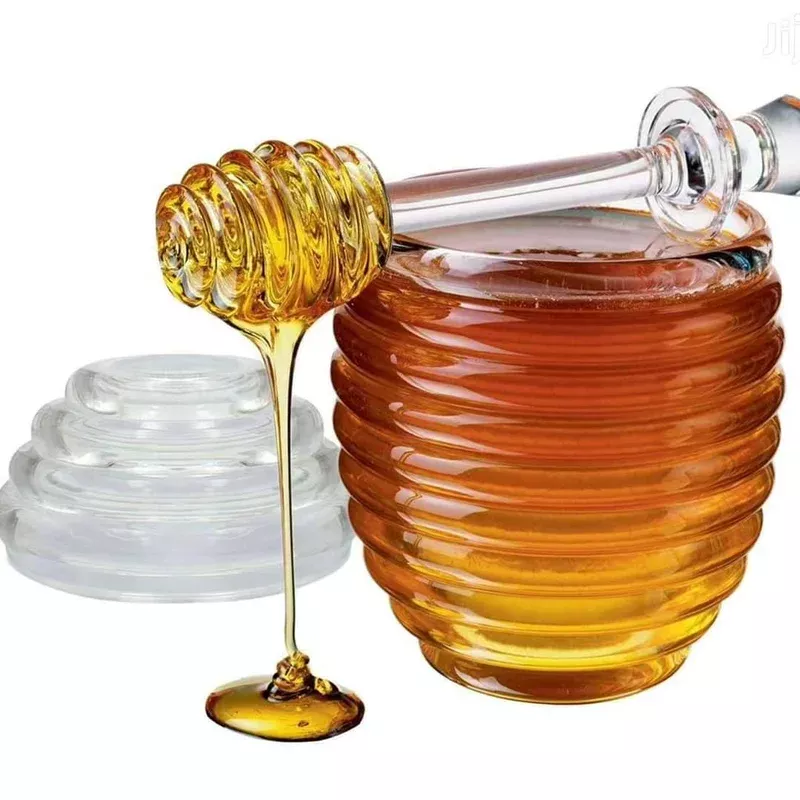 Acrylic honey dispenser