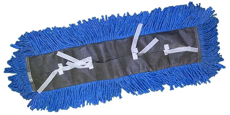 acs-m9324b-etc-5-x-24-cotton-synthetic-blend-dust-mop-blue ACS M9324B/ETC - 5" x 24'' Cotton/Synthetic Blend Dust Mop, Blue