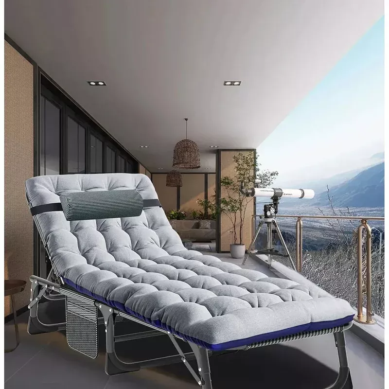 Adjustable Reclining Deck Chair – Gray