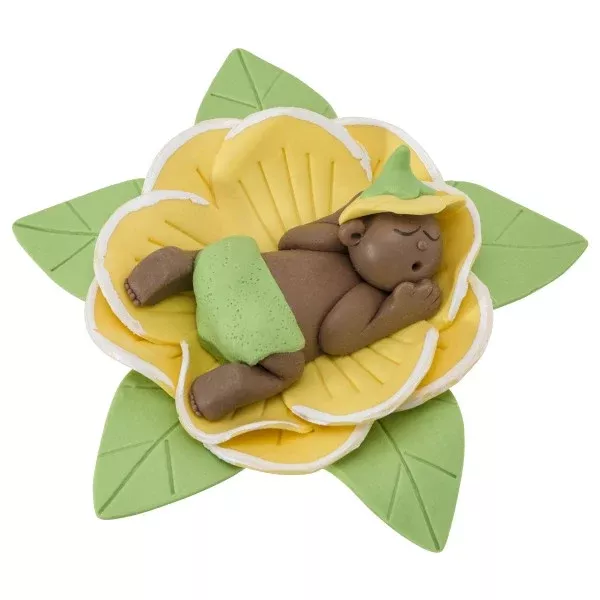 african-american-baby-bud-cake-topper-set African American Baby Bud Cake Topper Set