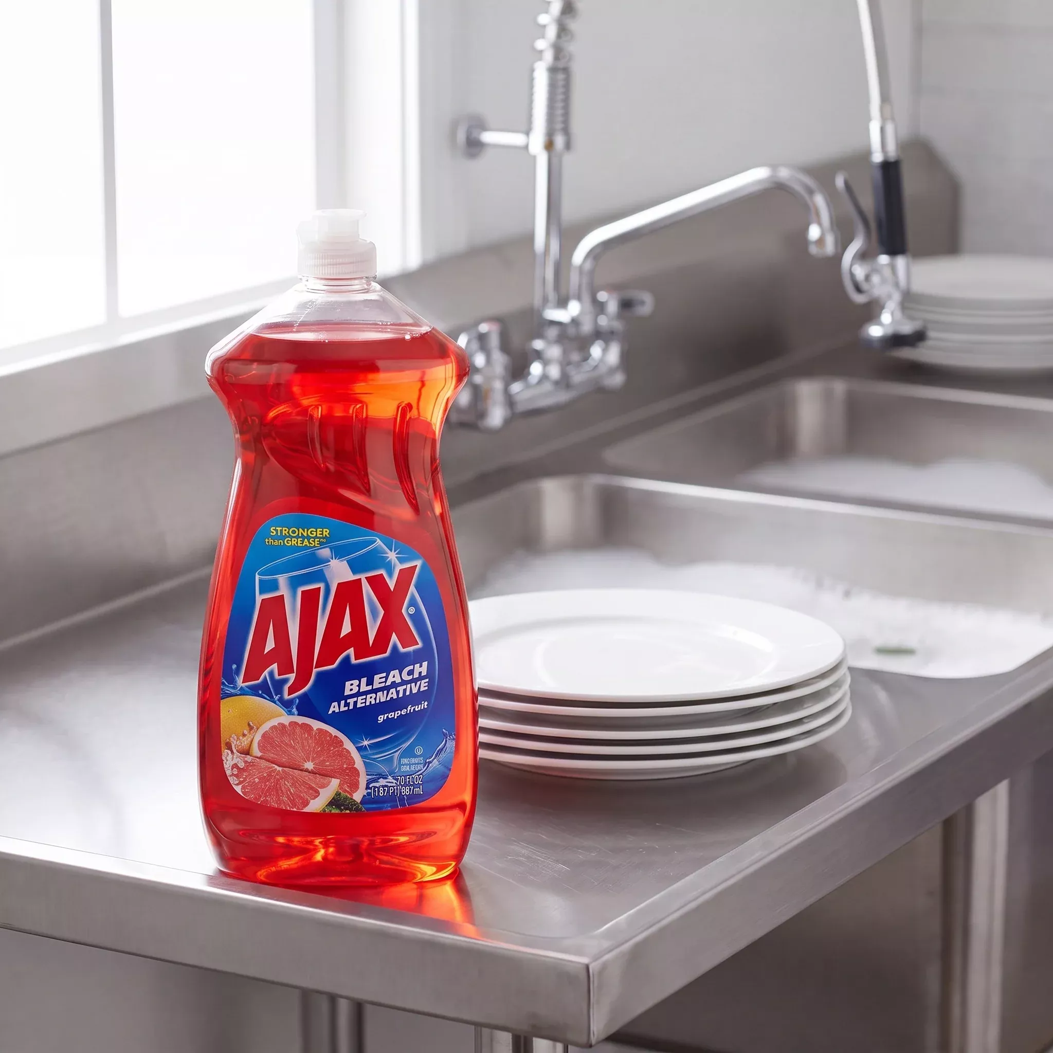 ajax-dish-liquid-28oz-grapefruit-case-9 Ajax Dish Liquid 28oz Grapefruit - Case of 9