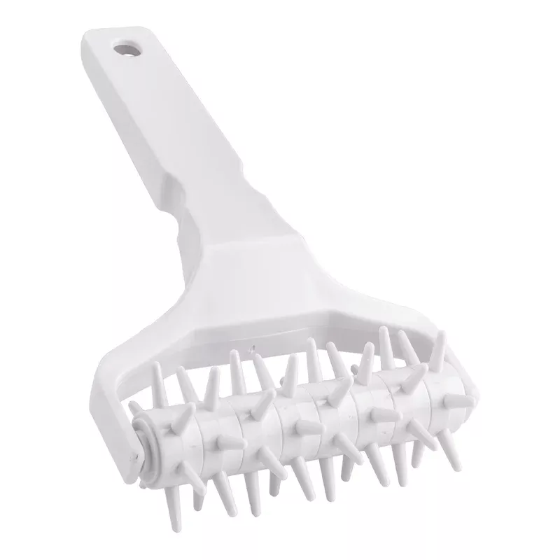 american-metalcraft-dough-docker-roller-white-plastic American Metalcraft Dough Docker Roller White Plastic