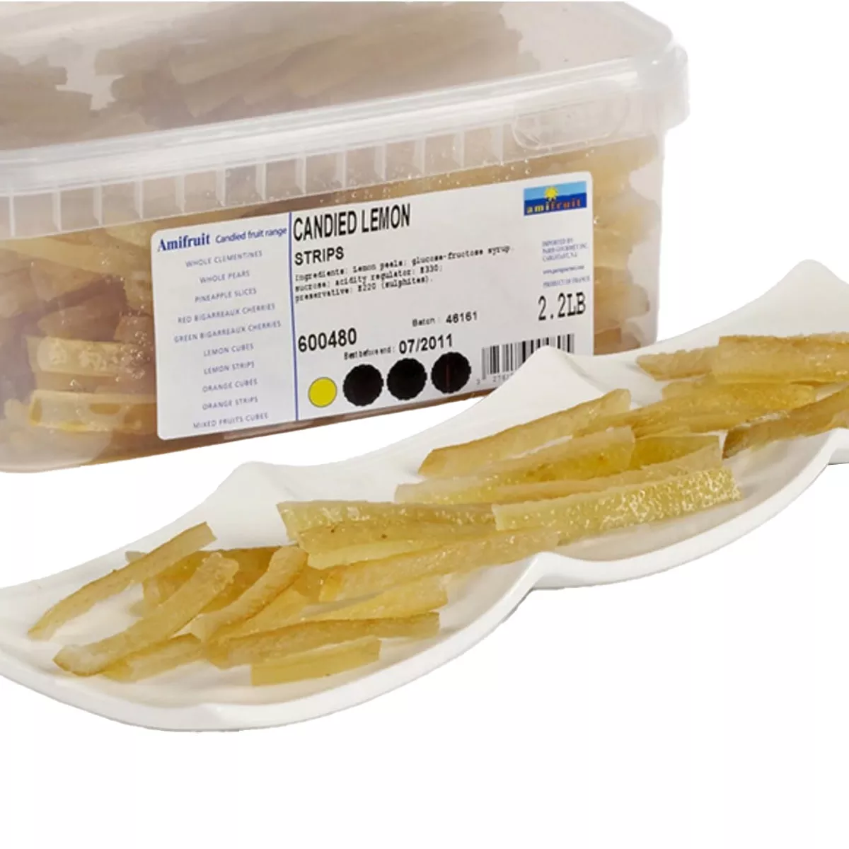 amifruit-lemon-peel-confit-strips-2-2-lb Amifruit - Lemon Peel Confit Strips - 2.2 lb