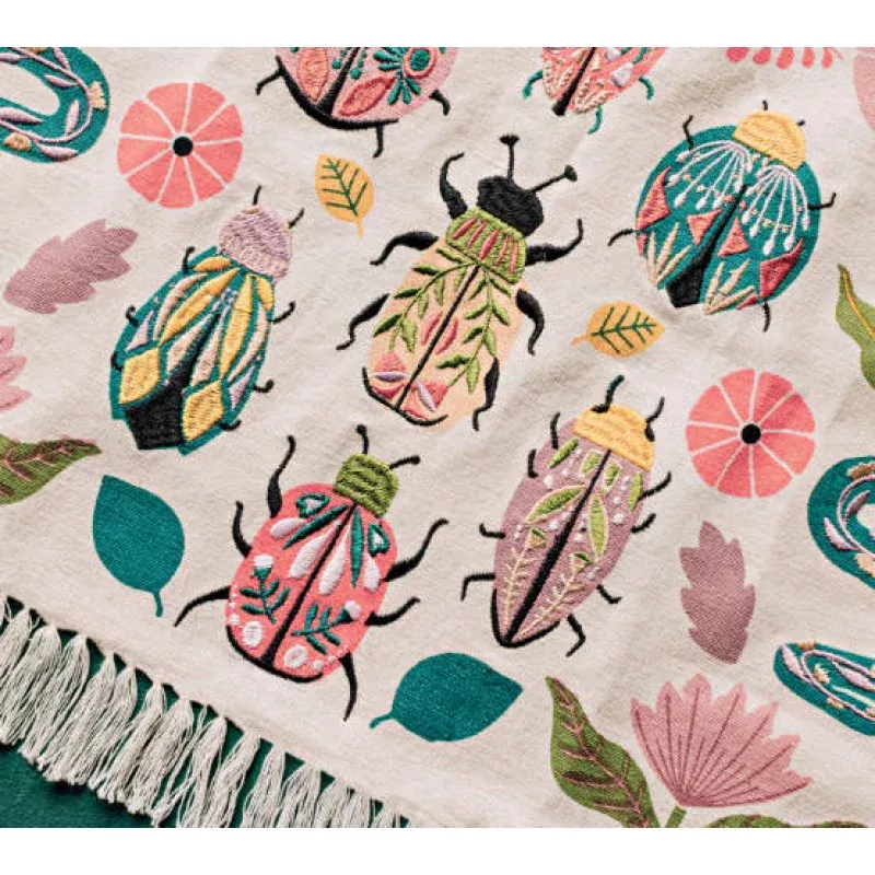 Amulet Embroidered Dishtowel
