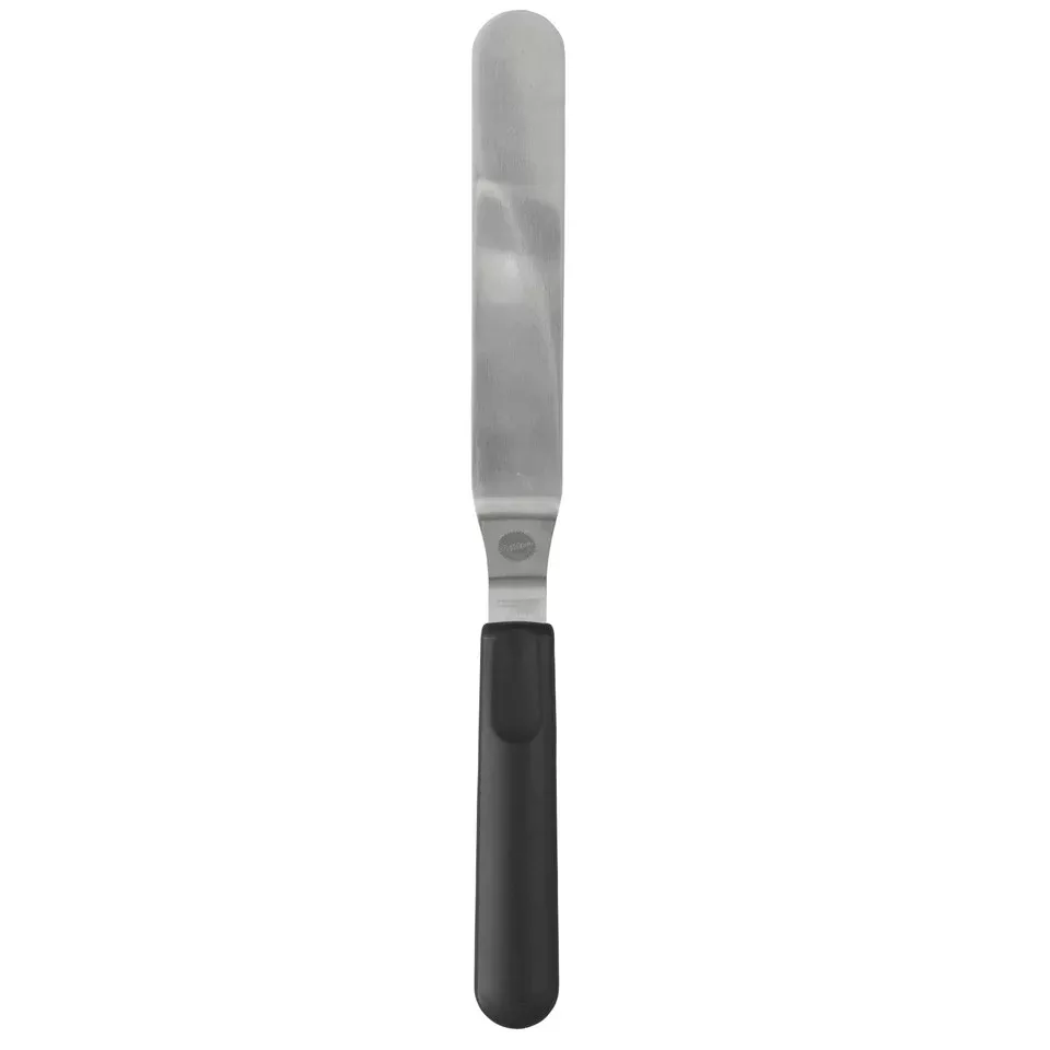 Angled Icing Spatula with Black Handle, 13-Inch, Wilton