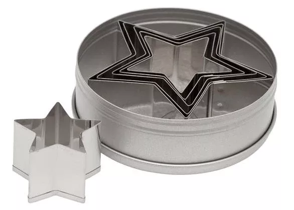 Ateco 5 Piece Star Cutter Set