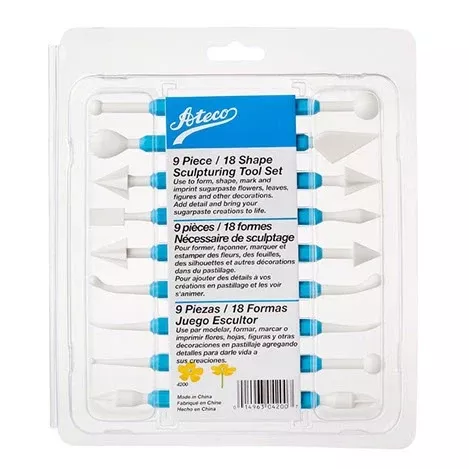 ateco-9-piece-sculpturing-tool-set Ateco 9 Piece Sculpturing Tool Set