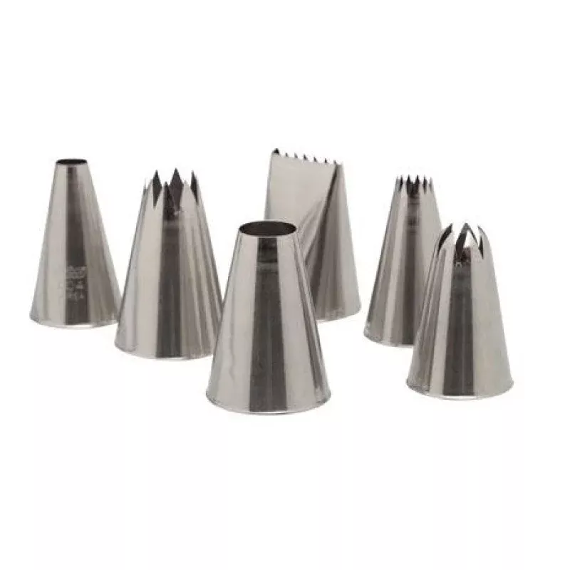 ateco-assorted-pastry-tube-set-6 Ateco Assorted Pastry Tube Set of 6