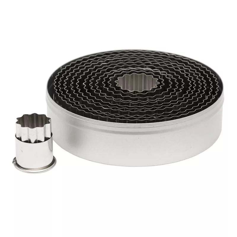 ateco-fluted-round-cutter-12-ct Ateco - Fluted Round Cutter (12 ct)