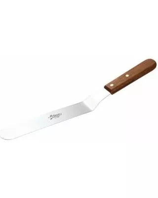 ateco-medium-sized-offset-spatula-9-75-blade-wood-handle Ateco Medium Sized Offset Spatula (9.75" Blade) - Wood Handle