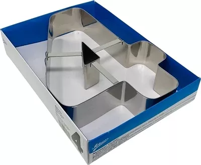 ateco-number-4-shaped-cutter-pan Ateco Number "4" Shaped Cutter/Pan
