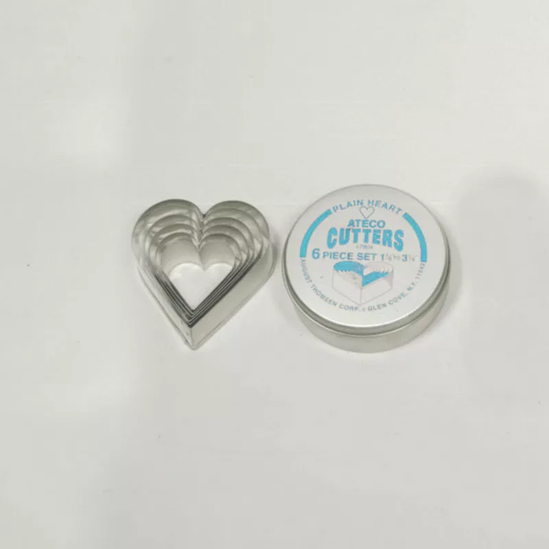 Ateco Plain Heart Cutter Set
