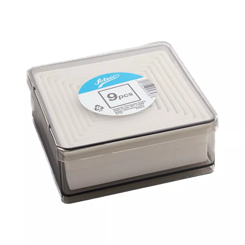 ateco-plain-square-cutter-plastic-9-ct Ateco - Plain Square Cutter, Plastic (9 ct)