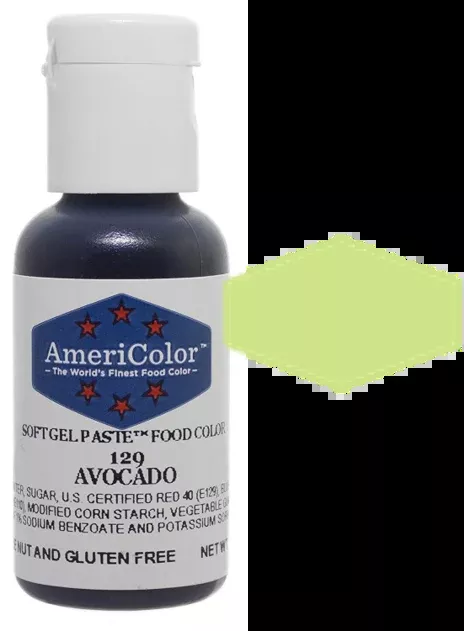 avocado-americolor-soft-gel-paste-food-color-75oz Avocado, Americolor Soft Gel Paste Food Color, .75oz