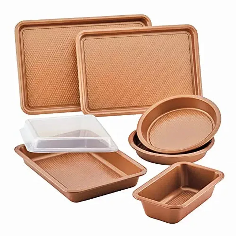 ayesha-curry-7-piece-bakeware-set-cookie-pans-loaf-pan-cake-pans Ayesha Curry 7-Piece Bakeware Set – Cookie Pans Loaf Pan Cake Pans