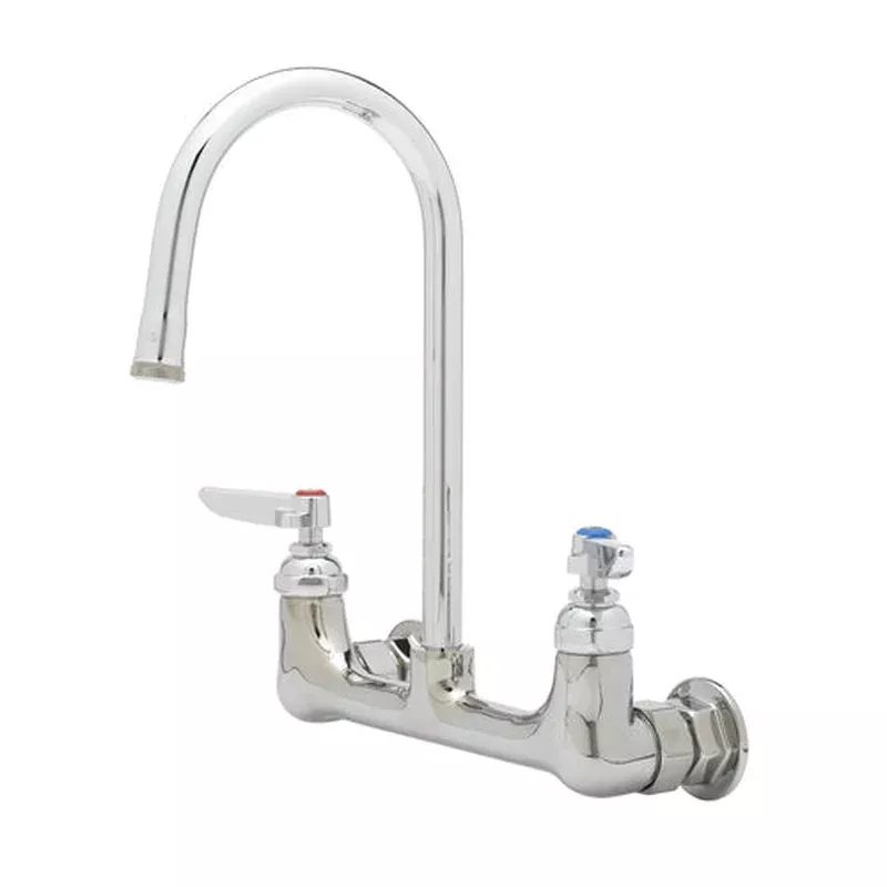 b-0330-t-s-brass-wall-mount-mixing-faucet-each B-0330 T&S Brass Wall Mount Mixing Faucet – Each