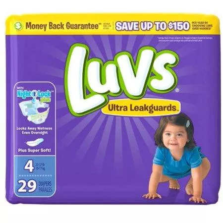 baby-diapers-luvs-leakguards-size-4-29ct-case-4-packs Baby Diapers Luvs Leakguards Size-4 29Ct - Case of 4 Packs