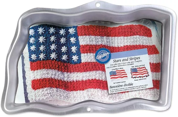 baking-pan-stars-stripe-flag Baking Pan - Stars & Stripe Flag