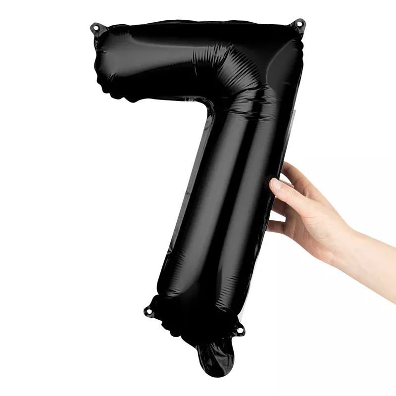 balloonify-black-mylar-number-7-balloon-16-1-count-box Balloonify Black Mylar Number 7 Balloon – 16″ – 1 count box