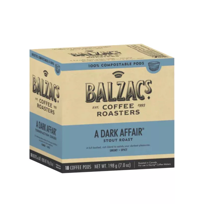 Balzac’s A Dark Affair Single-Serve Coffee Pods