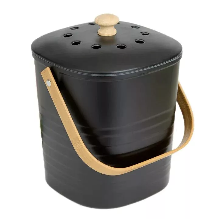 bamboo-melamine-composter-black Bamboo / Melamine Composter - BLACK