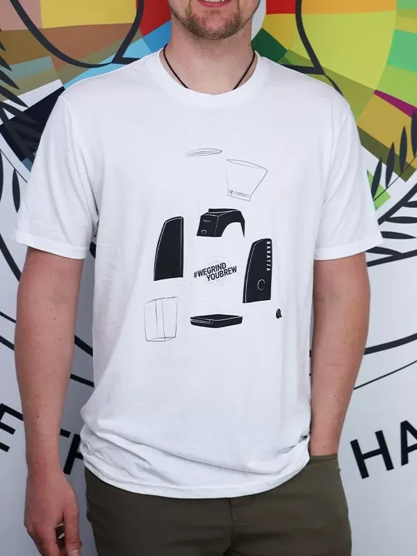 baratza-encore-t-shirt-in-white Baratza Encore T-Shirt In White