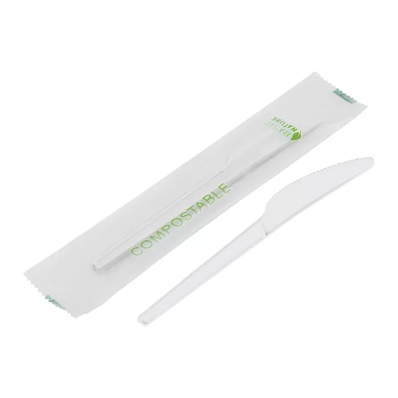 basic-nature-white-cpla-plastic-knife-compostable-wrapper-heat-resistant-6-1-2-2 Basic Nature White CPLA Plastic Knife – Compostable Wrapper Heat-Resistant – 6 1/2″ – 2000 count box