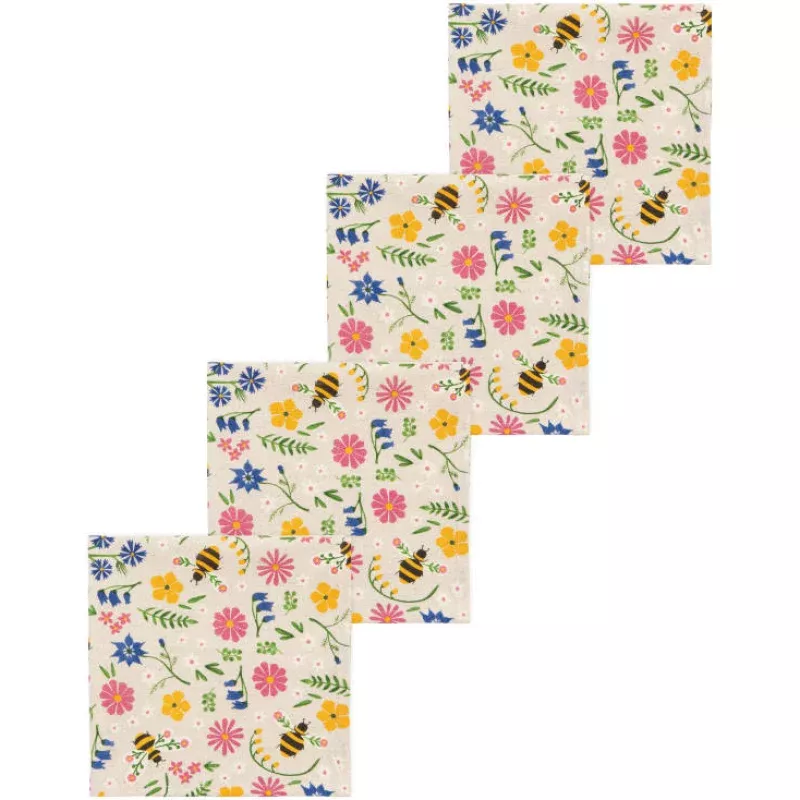 Bee Garden Napkin 4/set