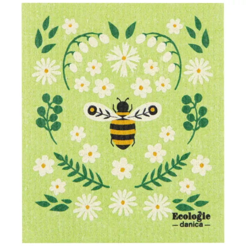 bee-garden-swedish-dishcloth Bee Garden Swedish Dishcloth