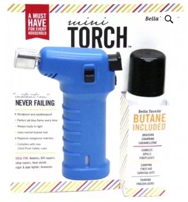 bella-tavola-mini-culinary-torch-blue-not-shippable Bella Tavola Mini Culinary Torch -- Blue (NOT Shippable)