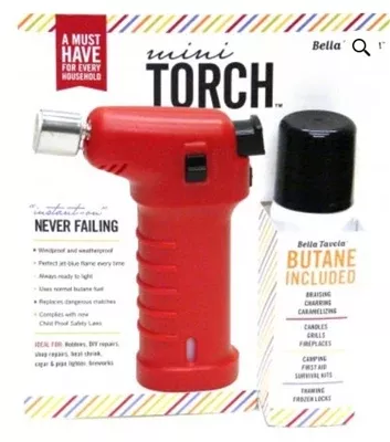 bella-tavola-mini-culinary-torch-red-not-shippable Bella Tavola Mini Culinary Torch -- Red (NOT Shippable)