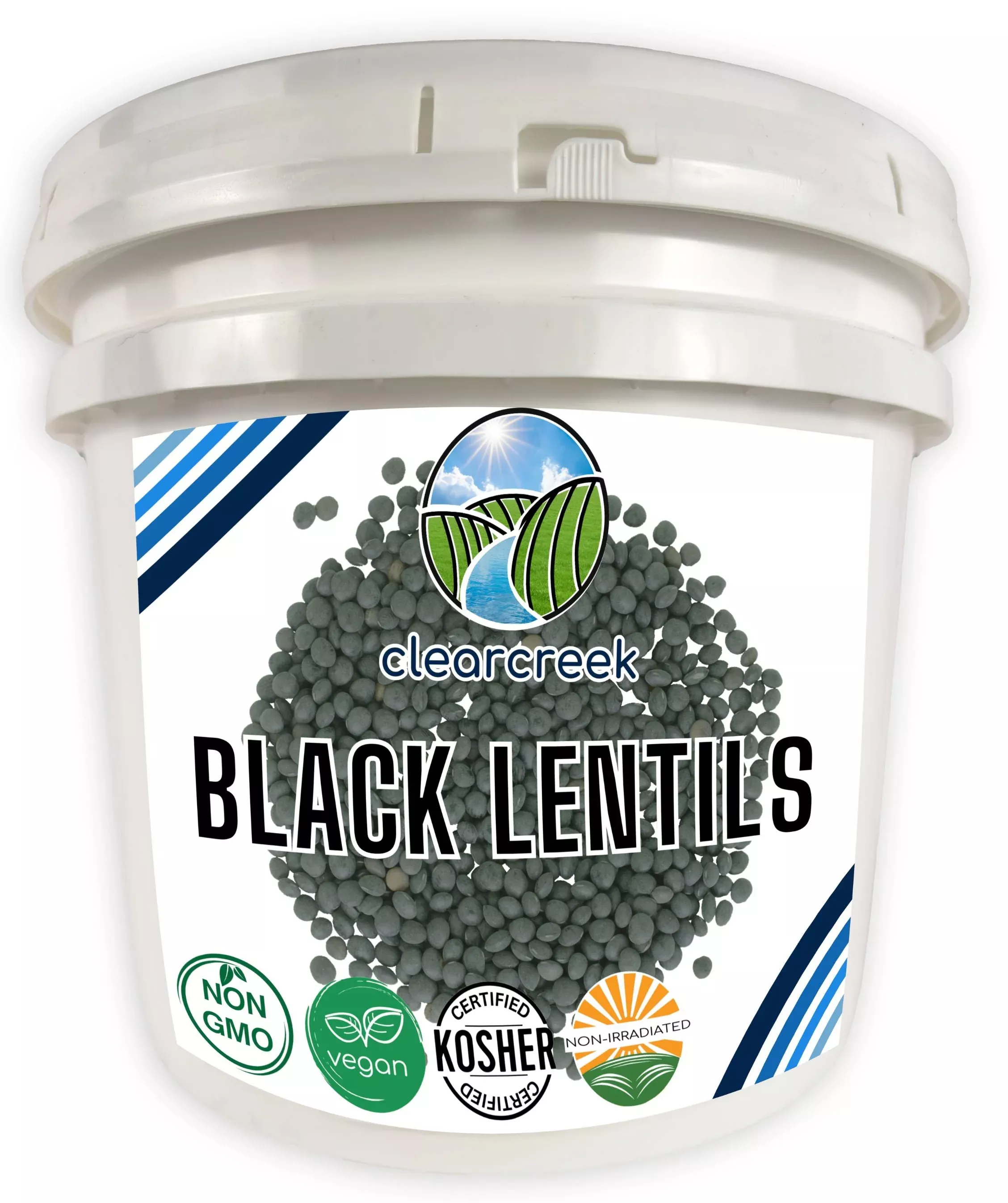 Beluga Lentils - 25 lb Bucket