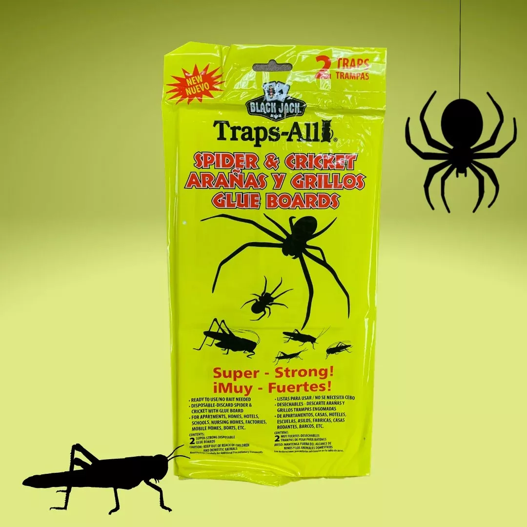 black-jack-traps-spider-cricket-glue-boards-2-pack-case-24 Black Jack - Traps-Spider & Cricket Glue Boards, 2 Pack - Case of 24