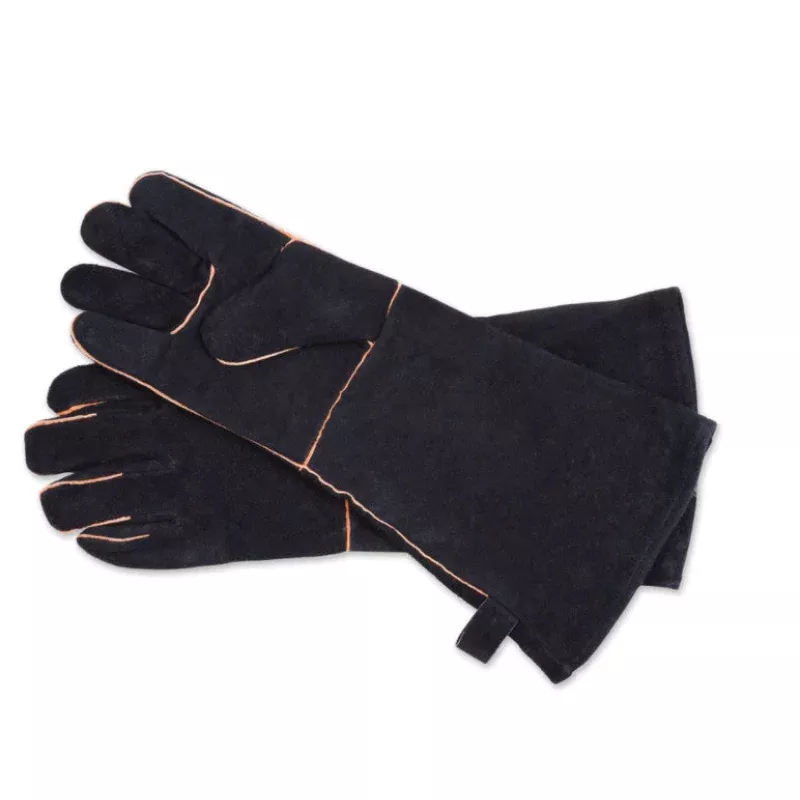 black-leather-grill-gloves Black Leather Grill Gloves