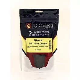 Black Wine Bottle Shrink Capsule 30 pieces