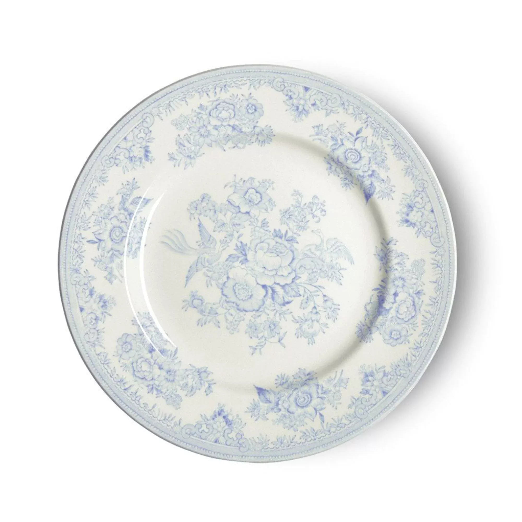 blue-asiatic-pheasants-small-plate Blue Asiatic Pheasants Small Plate