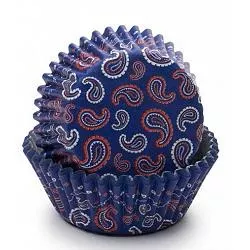 blue-bandana-baking-cups-50-cupcake-liners Blue Bandana Baking Cups - 50 Cupcake Liners