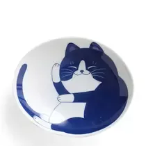 blue-cat-oval-bowl-7-5 BLUE CAT OVAL BOWL 7.5"