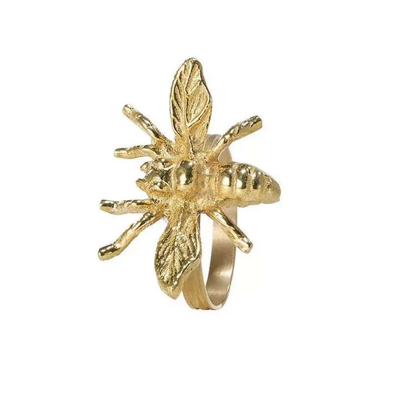 Bodrum Bee Napkin Ring in Gold