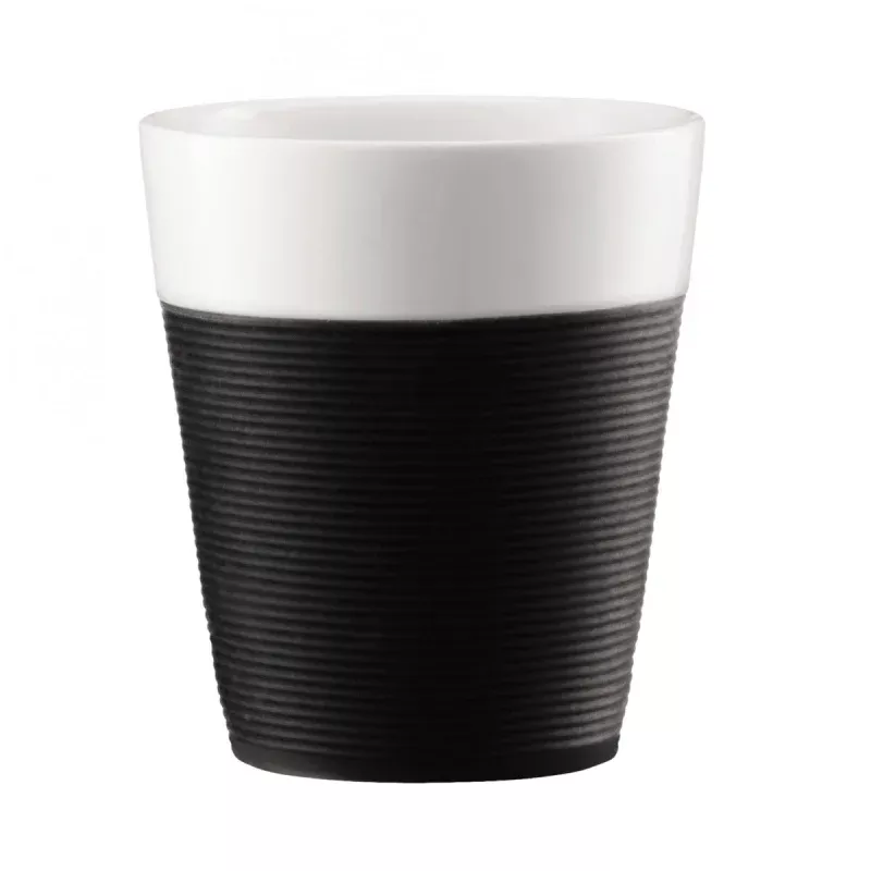 bodum-bistro-10oz-mug-with-black-silicone-sleeve Bodum Bistro 10oz Mug With Black Silicone Sleeve