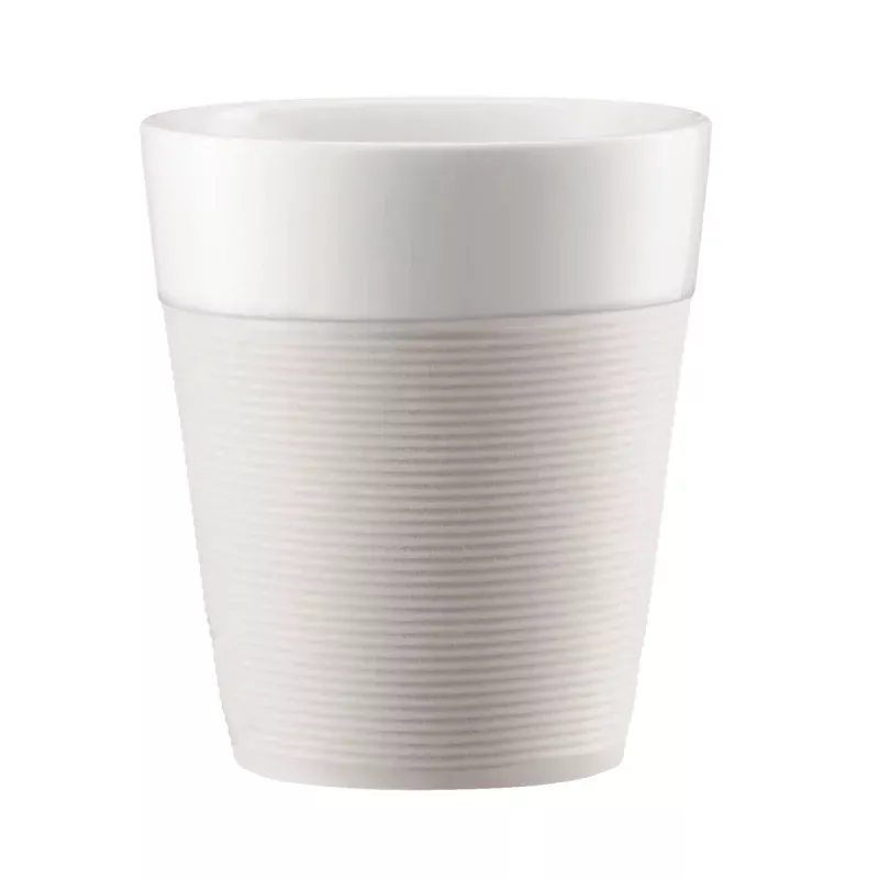bodum-bistro-10oz-mug-with-white-silicone-sleeve Bodum Bistro 10oz Mug With White Silicone Sleeve
