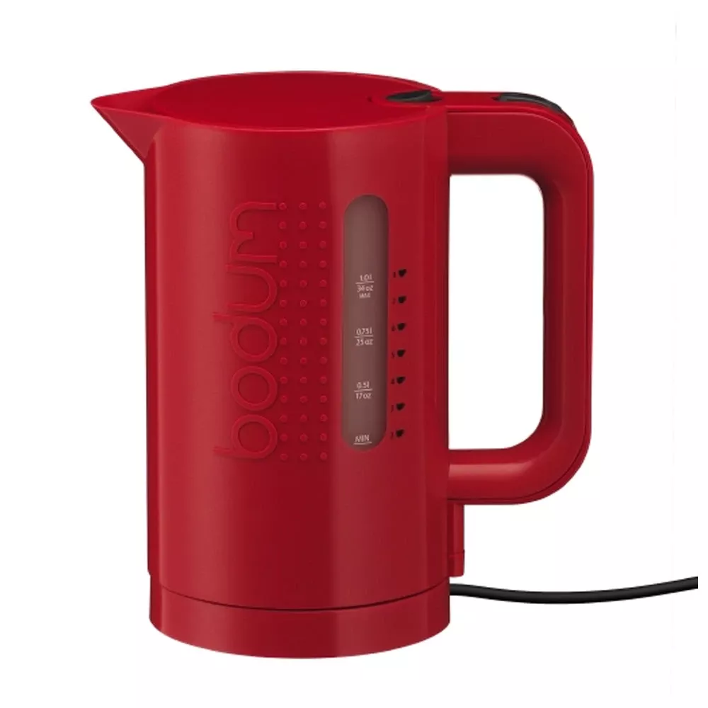 bodum-bistro-34oz-electric-water-kettle-in-red Bodum Bistro 34oz Electric Water Kettle In Red