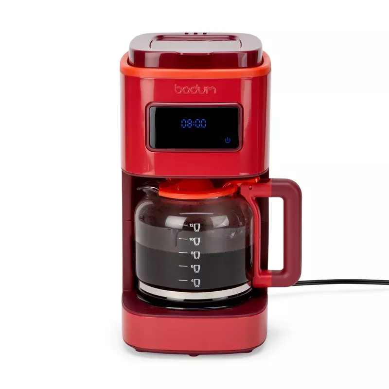 bodum-programmable-12-cup-coffee-maker-red Bodum Programmable 12-Cup Coffee Maker – Red