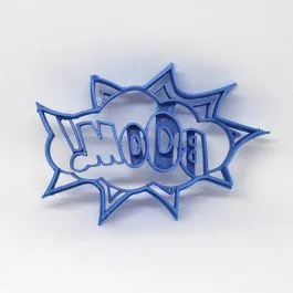 boom-sign-comic-fondant-cookie-cutter Boom Sign Comic Fondant Cookie Cutter