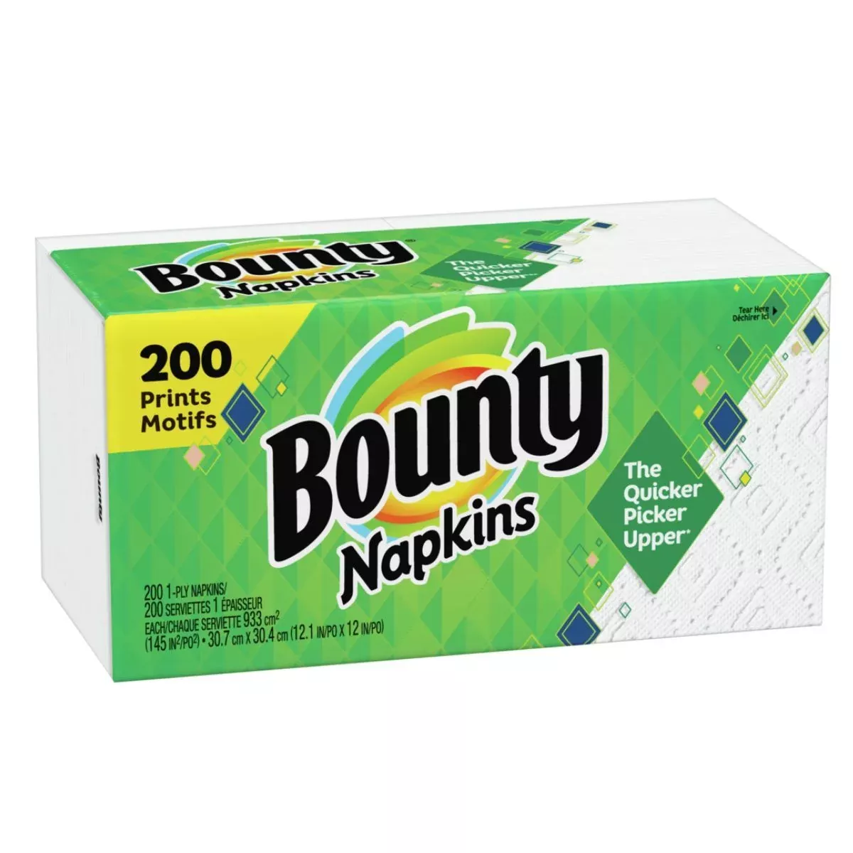 Bounty - Paper Napkins, White 200 Count - Case of 12