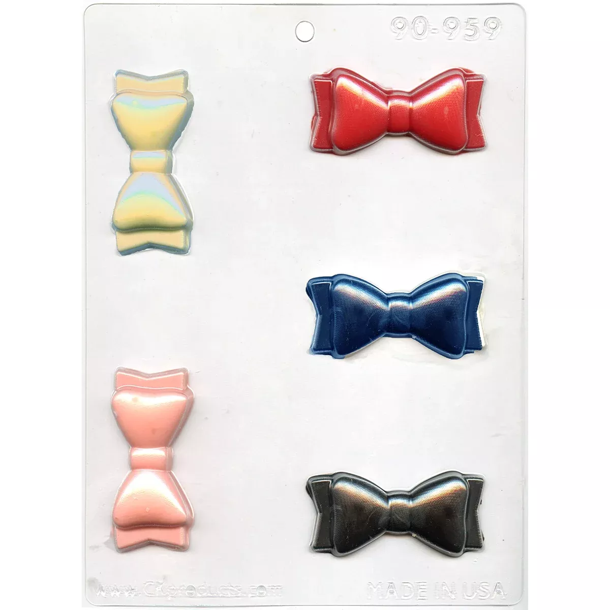 bow-chocolate-mold-5-cavities Bow Chocolate Mold (5 Cavities)