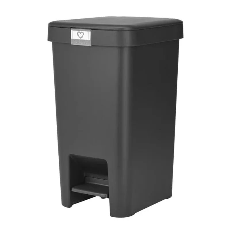 brabantia-step-up-pedal-bin-dark-grey-16ltr-hu184 Brabantia Step-Up Pedal Bin Dark Grey 16Ltr – HU184